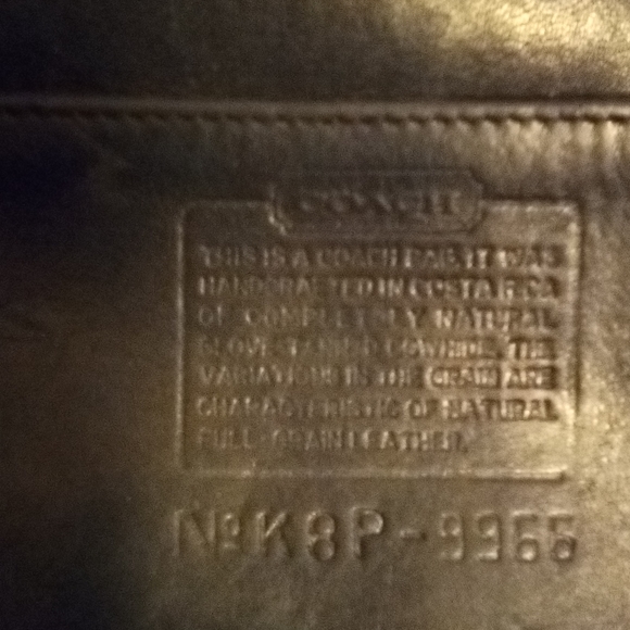 Coach Black Leather Janice Legacy Zip Crossbody shoulder bag - Picture 6 of 6